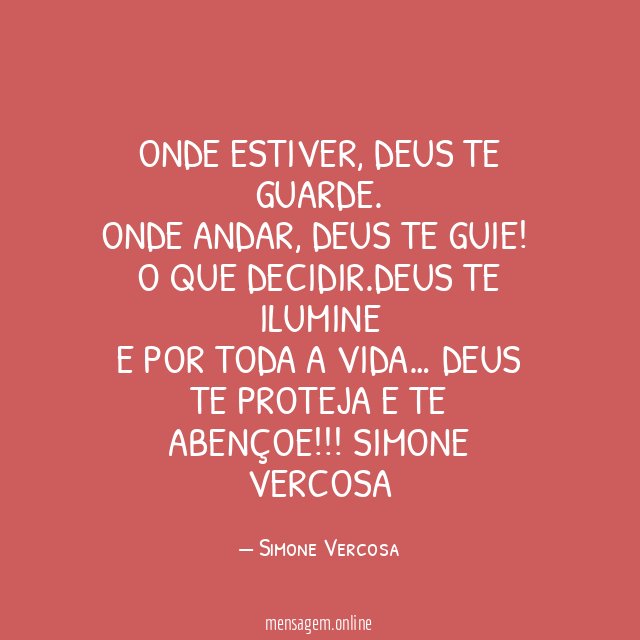 Onde estiver