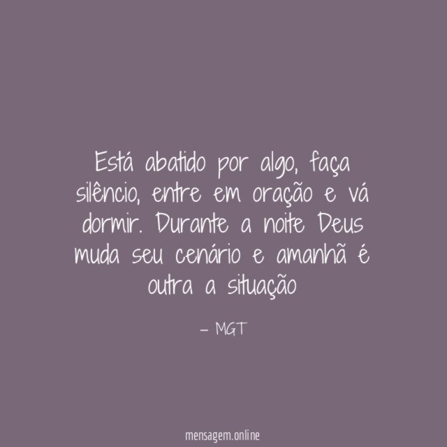 Está abatido por algo