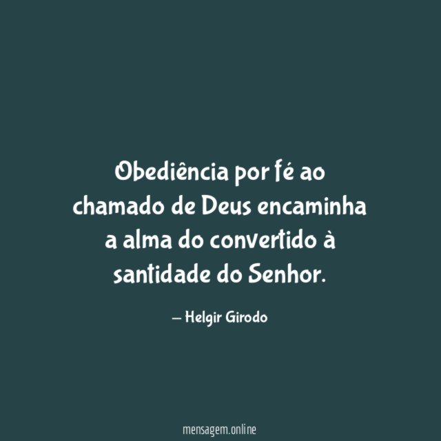 Obediência por fé ao chamado de Deus encaminha