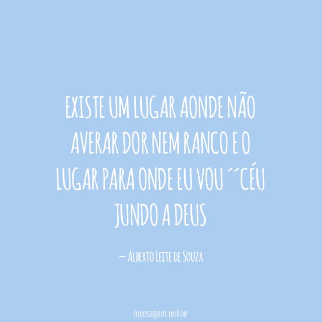 Existe um lugar aonde não averar dor nem