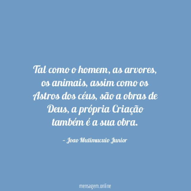 Tal como o homem