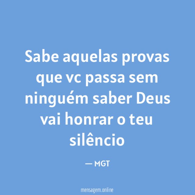Sabe aquelas provas que vc passa sem ninguém