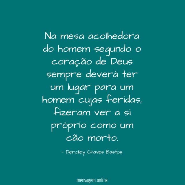 Na mesa acolhedora do homem segundo o coração