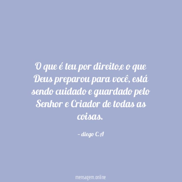 O que é teu por direito