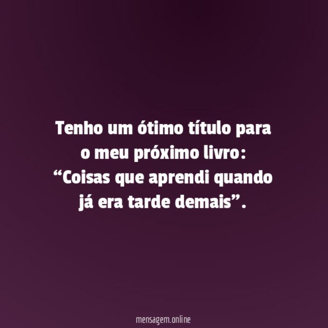 Ótimo título