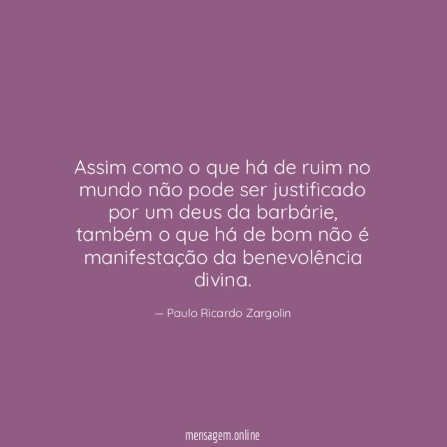 Assim como o que há de ruim no
