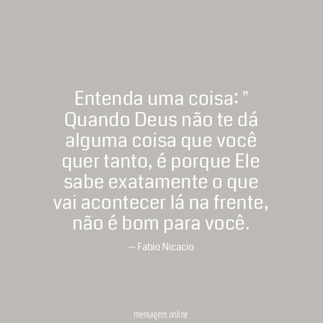 Entenda uma coisa