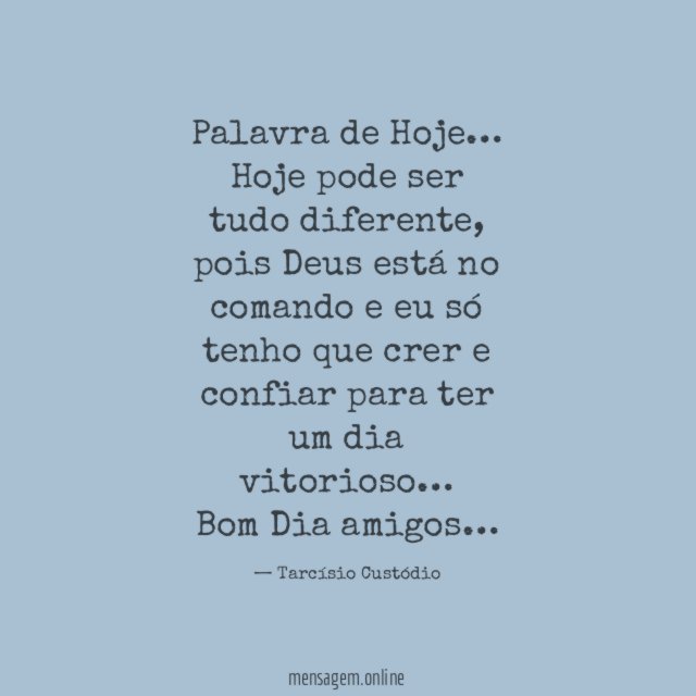 Palavra de Hoje
