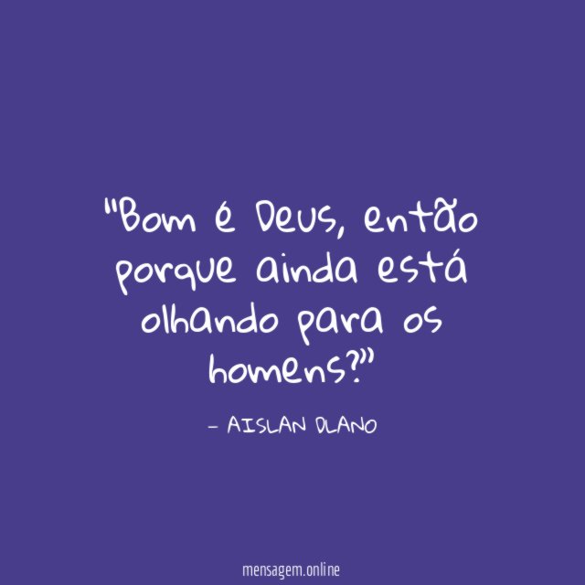 Bom é Deus