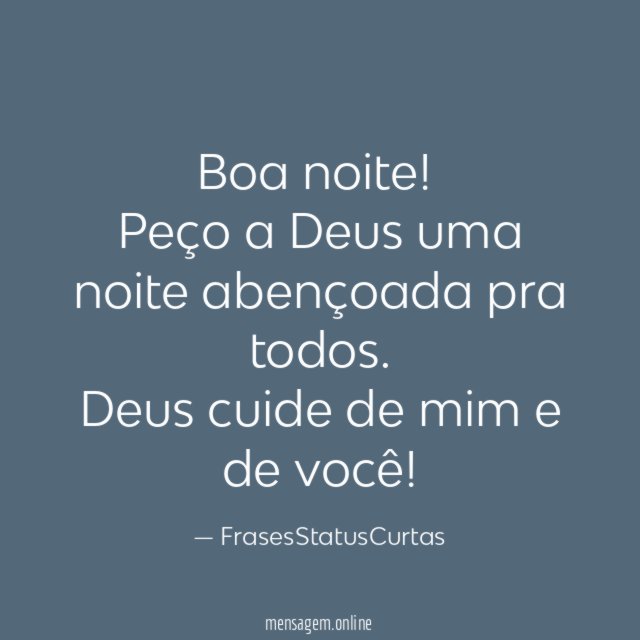 Boa noite
