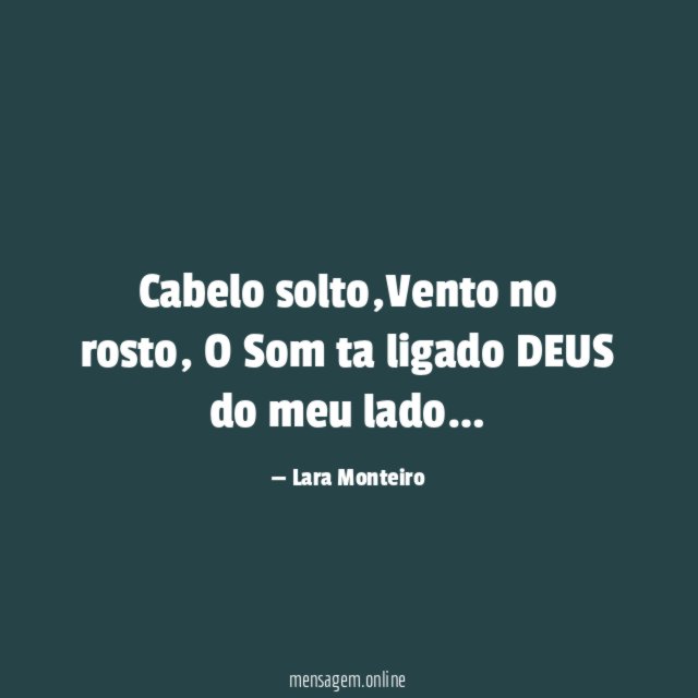 Cabelo solto