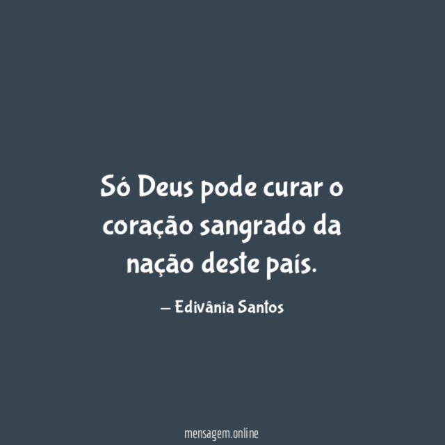 Só Deus pode curar o coração sangrado da