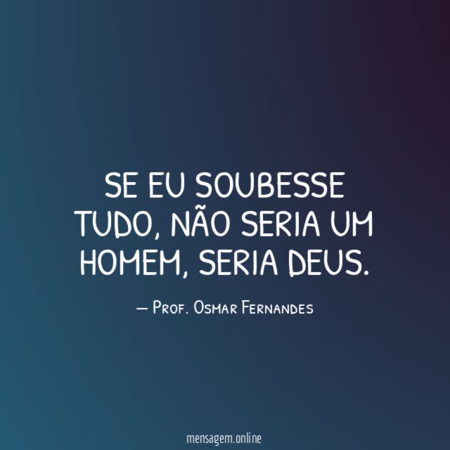 SE EU SOUBESSE TUDO