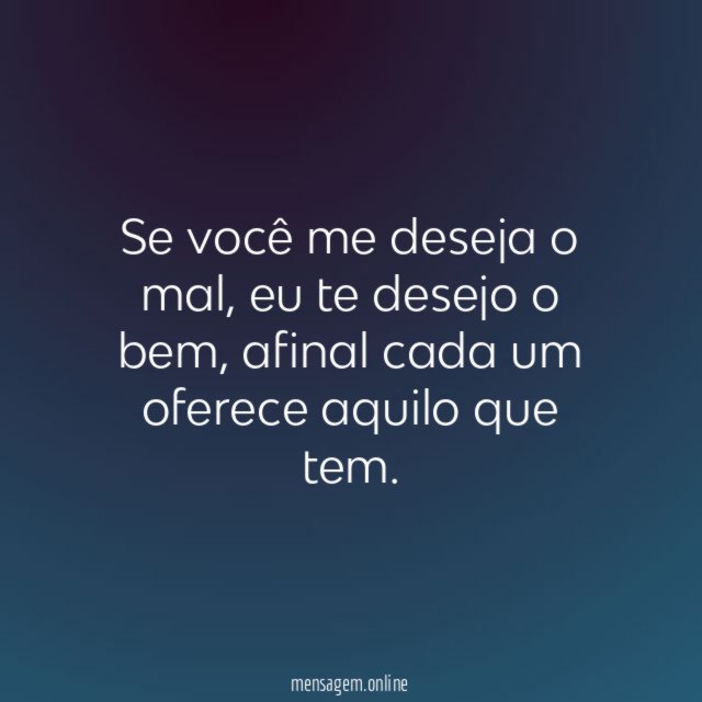 O que eu tenho