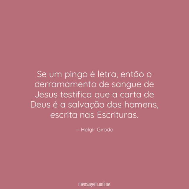Se um pingo é letra