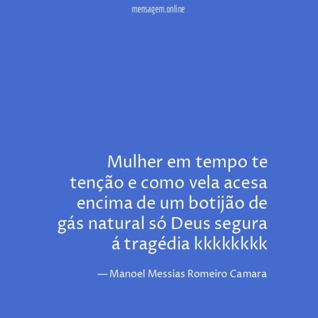 Mulher em tempo te tenção e como vela