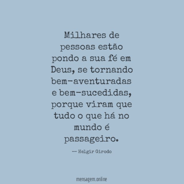 Milhares de pessoas estão pondo a sua fé em Deus