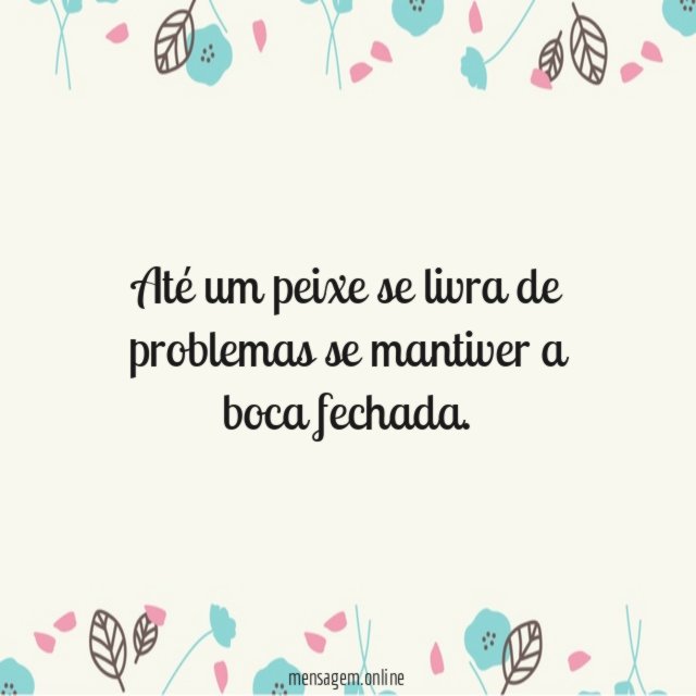 Boca fechada