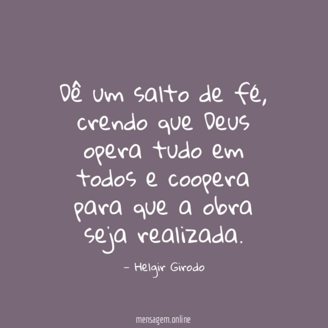 Dê um salto de fé