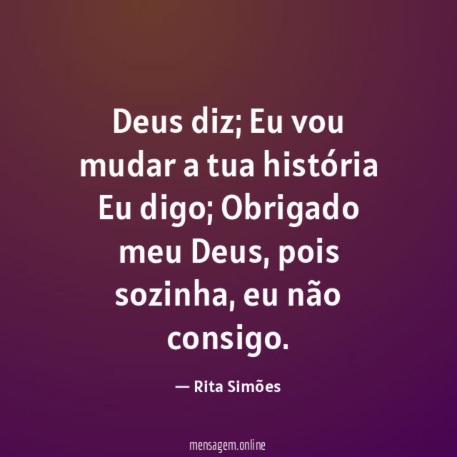 Deus diz