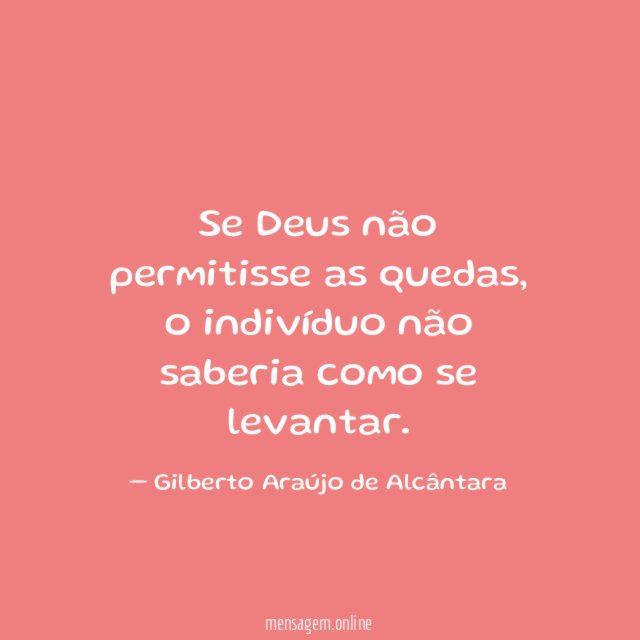 Se Deus não permitisse as quedas