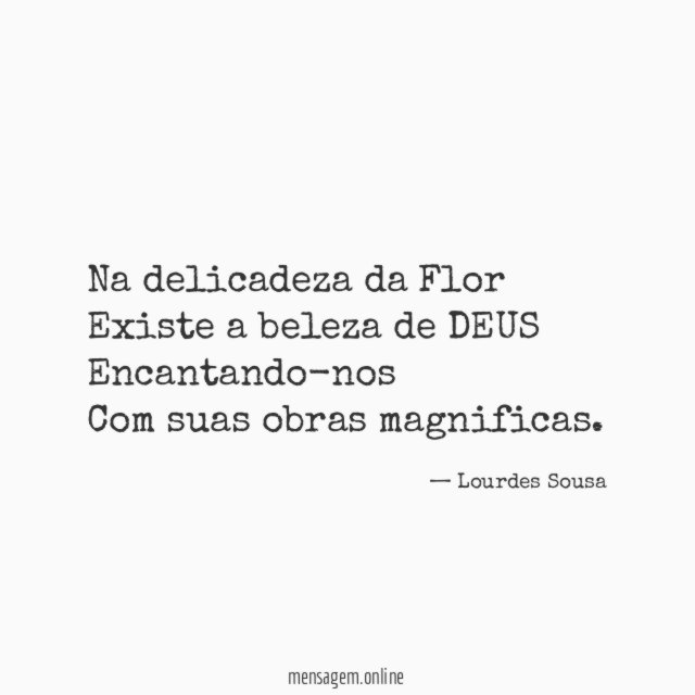 Na delicadeza da Flor Existe a beleza de DEUS Encantando-nos Com