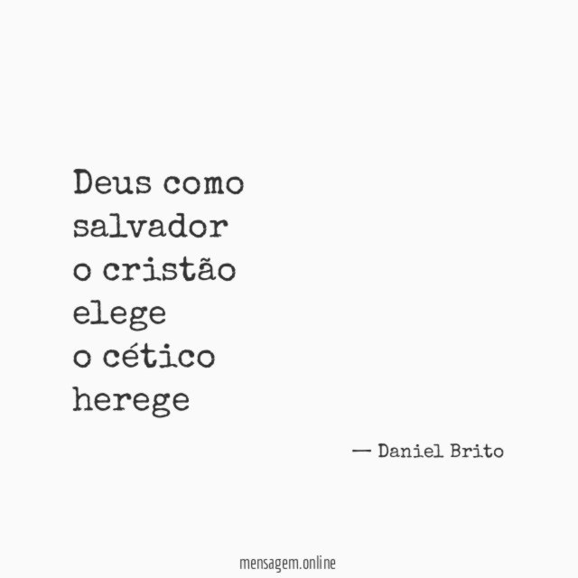 deus como
salvador