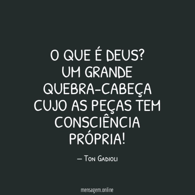 O que é Deus