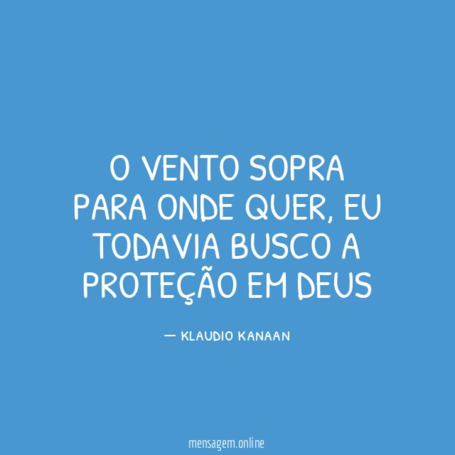 o vento sopra para onde quer