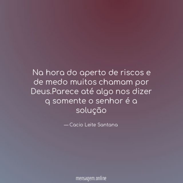 Na hora do aperto de riscos e de