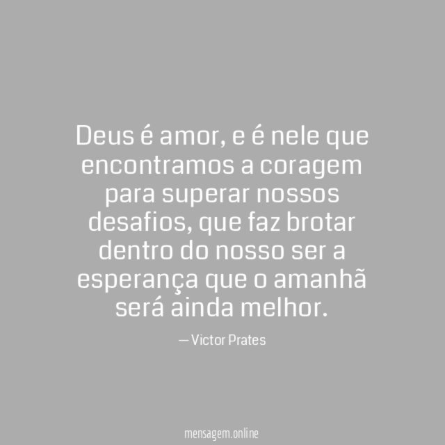 Deus é amor