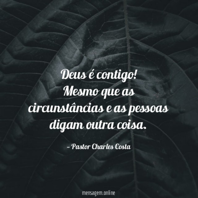 Deus é contigo