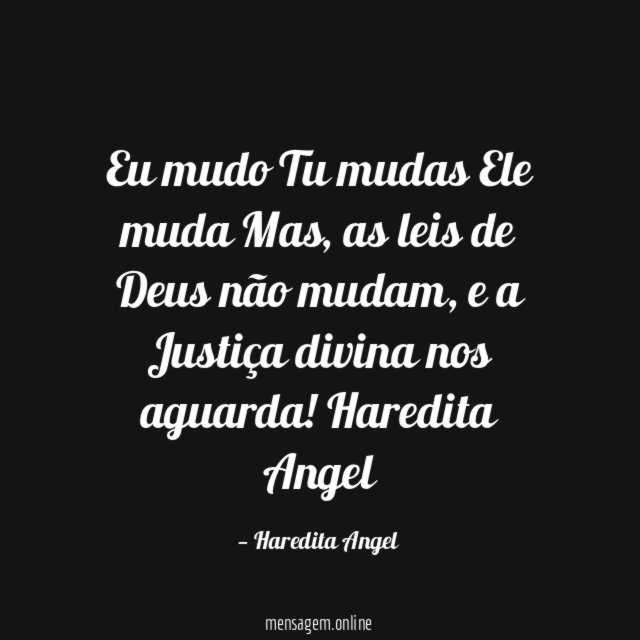 Eu mudo Tu mudas Ele muda Mas
