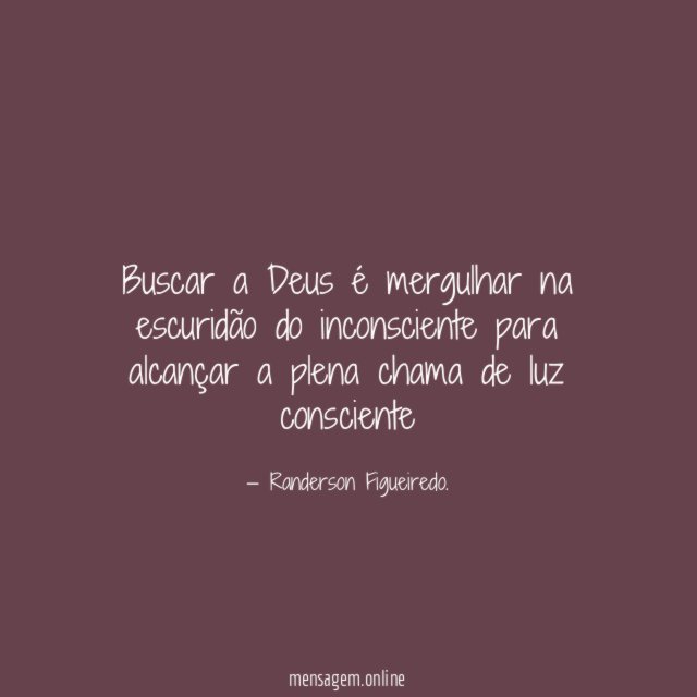 Buscar a Deus é mergulhar na escuridão do