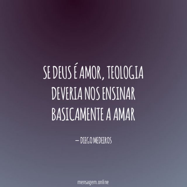 Se Deus é amor