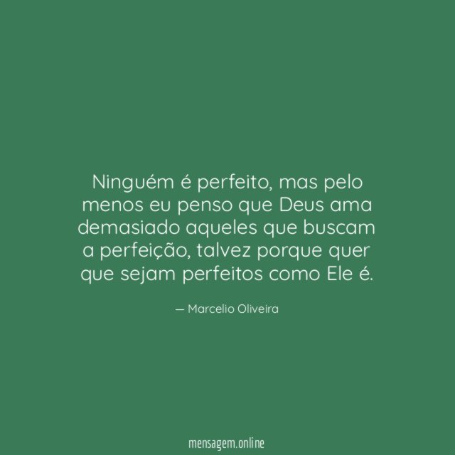 Ninguém é perfeito