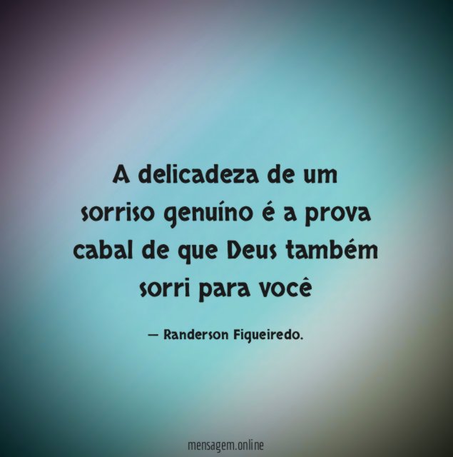 A delicadeza de um sorriso genuíno é a