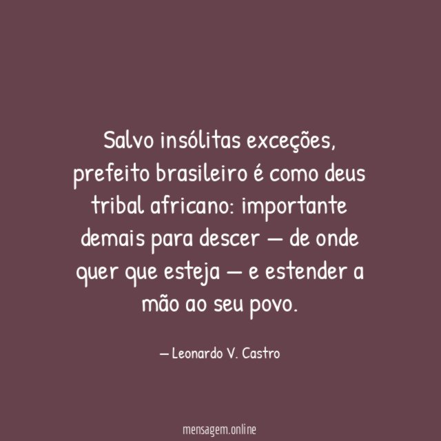 Salvo insólitas exceções