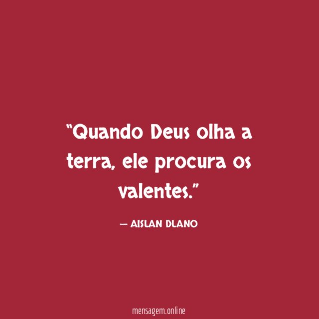 Quando Deus olha a terra