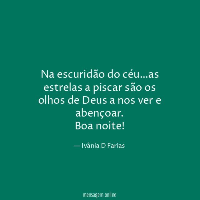 Na escuridão do céu