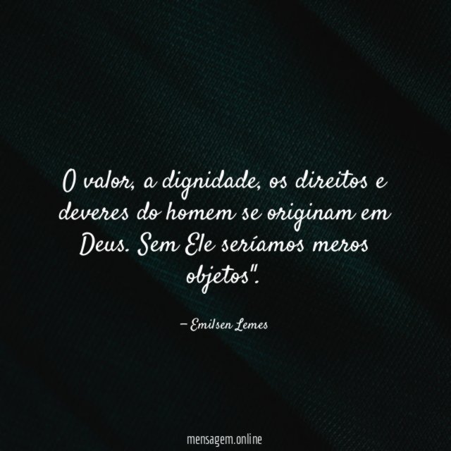 O valor