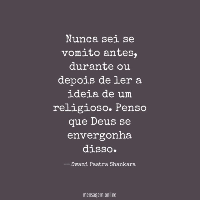 Nunca sei se vomito antes