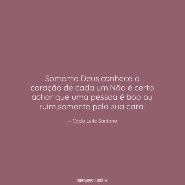 Somente Deus
