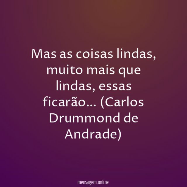 Coisas lindas