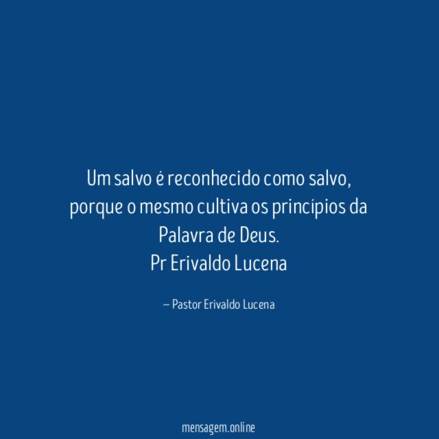 Um salvo é reconhecido como salvo
