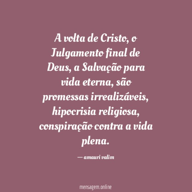 A volta de Cristo
