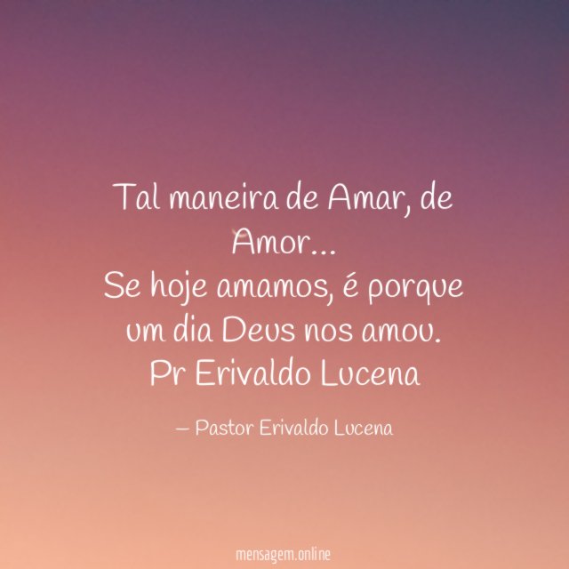 Tal maneira de Amar