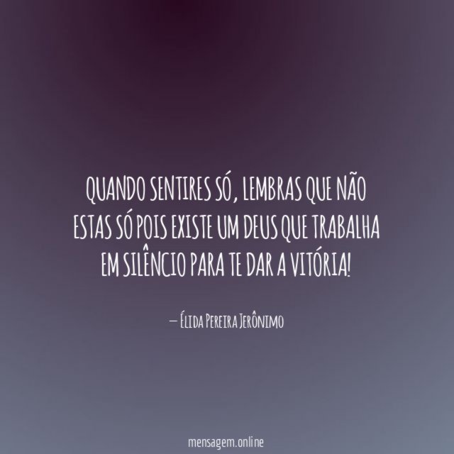 Quando sentires só
