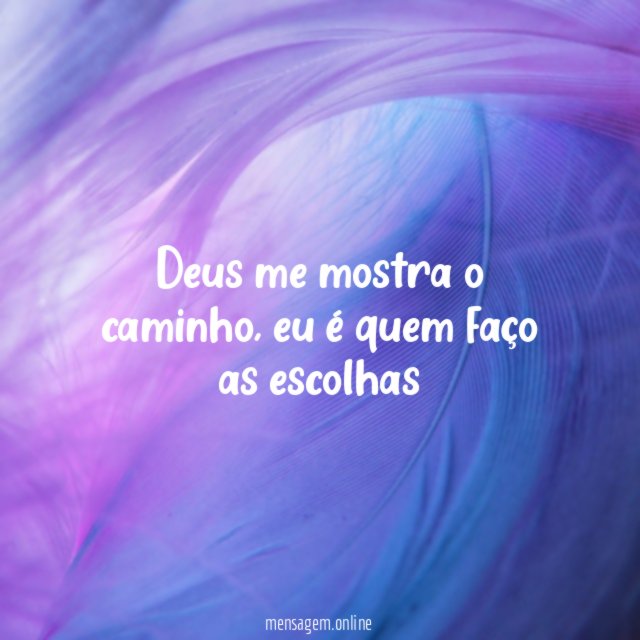 Deus me mostra o caminho