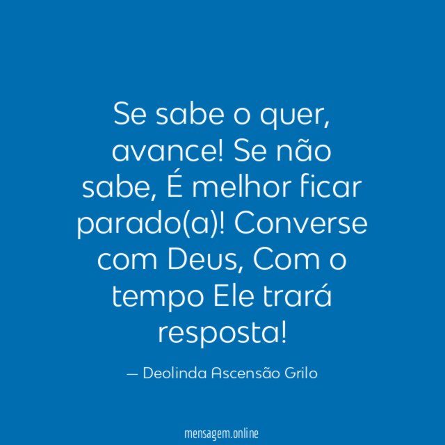 Se sabe o quer